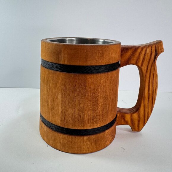 Large Wooden World of Warcraft Horde Tanker Mug Stein - Picture 5 of 9